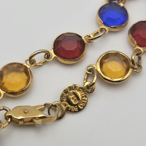 Crystals by Bellagio USA Multicolor Gemstone Necklace 34" - Picture 9 of 16